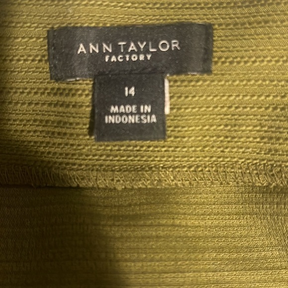 Ann Taylor Olive Green Skirt - Picture 4 of 5